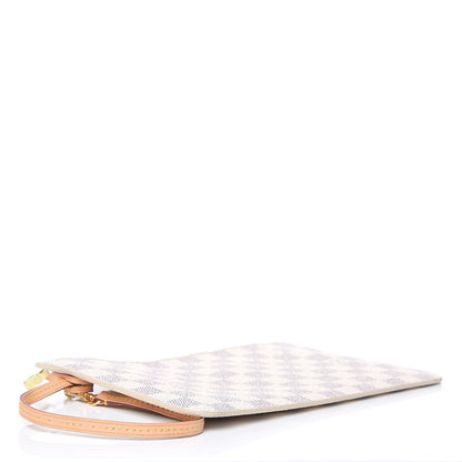 Louis Vuitton Damier Azur Neverfull MM GM Pochette 4 of 11