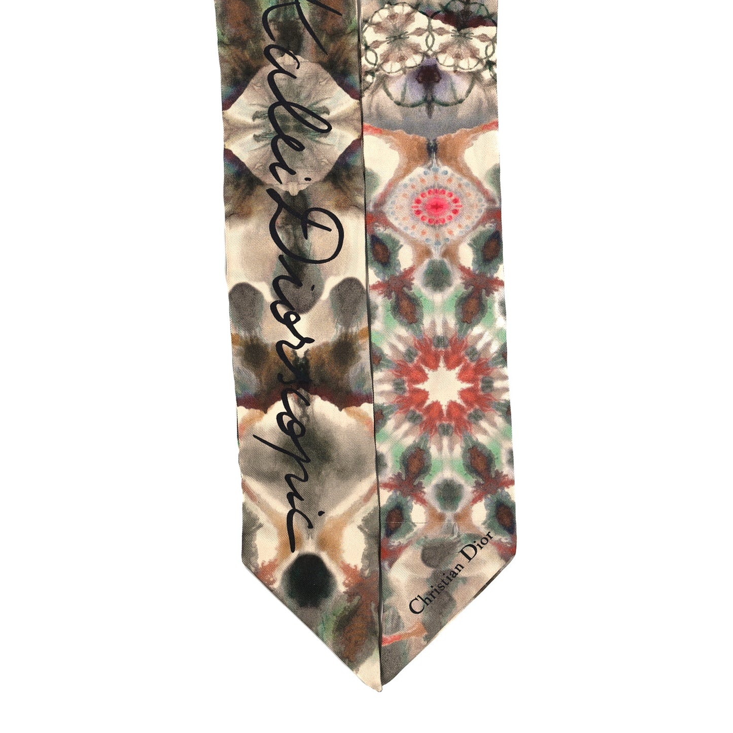 Silk KaleiDiorscopic Mitzah Scarf Deep Amaranth