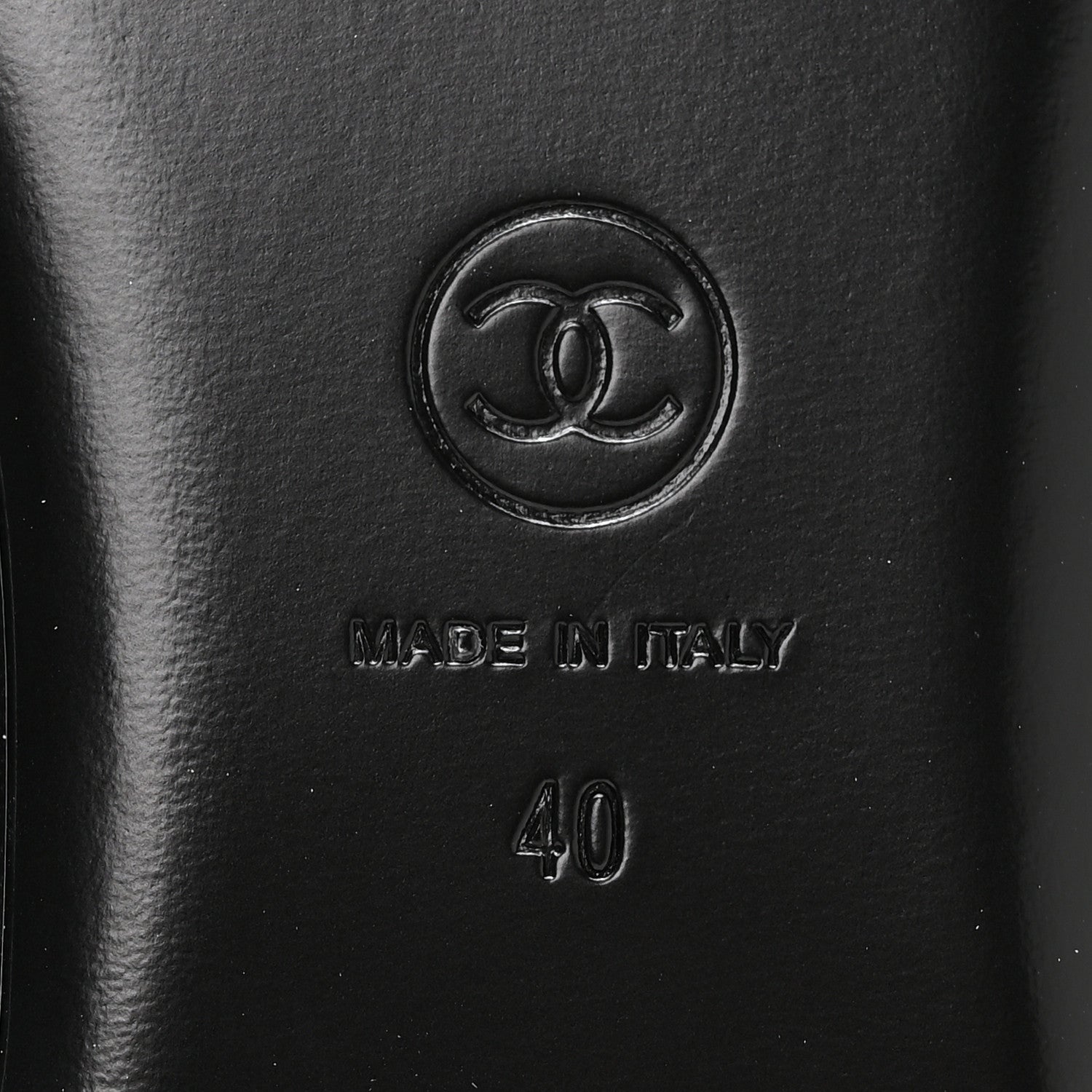 Chanel Lambskin Mary Jane Flats 40 Black 7 of 9