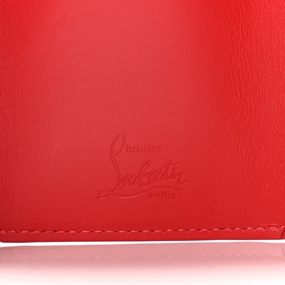 Christian Louboutin Calfskin Script Mini Loubigaga Wallet Red 8 of 15