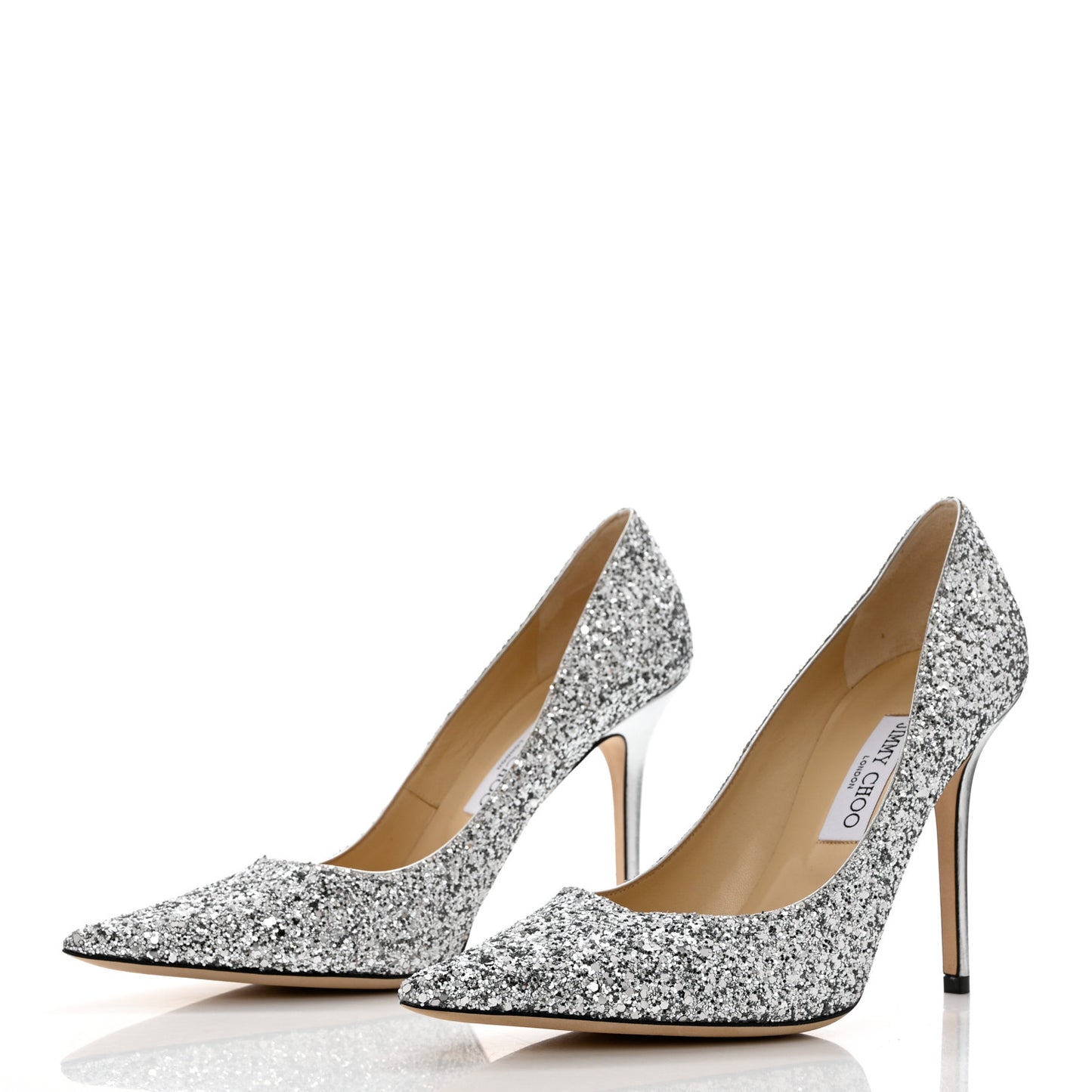 Coarse Glitter Abel 100 Pumps 40 Silver