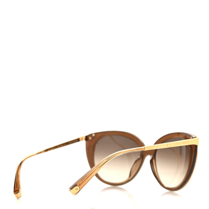 Louis Vuitton Acetate Metal Amber Sunglasses Z0620E Brown 4 of 6