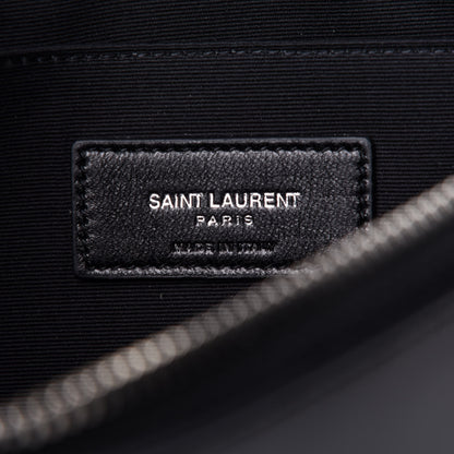 Saint Laurent Calfskin Logo Zipped Tablet Pouch Black 6 of 9
