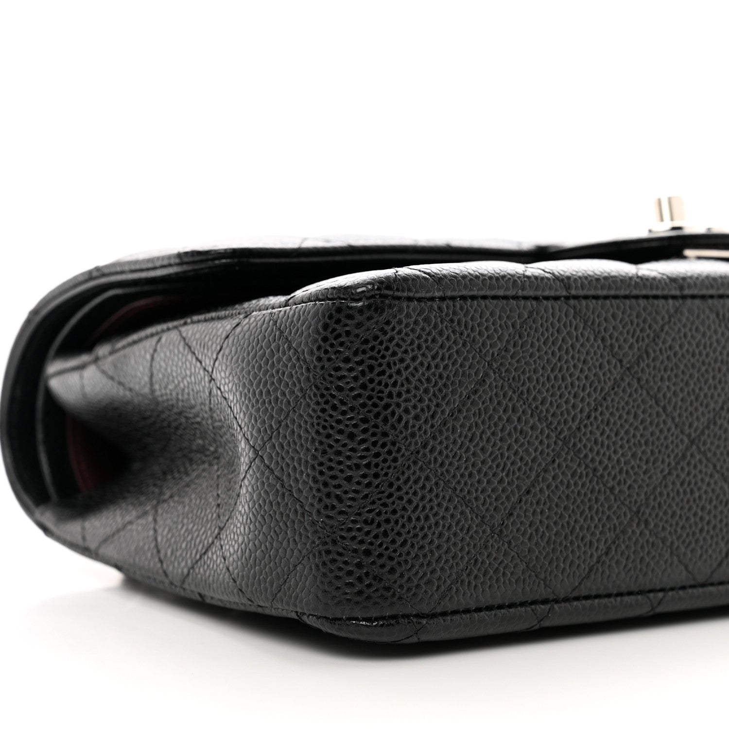 Chanel Caviar Quilted Medium Double Flap Black 9 of 10