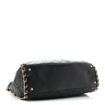 Chanel Calfskin Quilted Large Chain Me Hobo Black 4 of 13