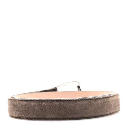 Khaite Suede Benny Belt 75 30 Taupe 2 of 4
