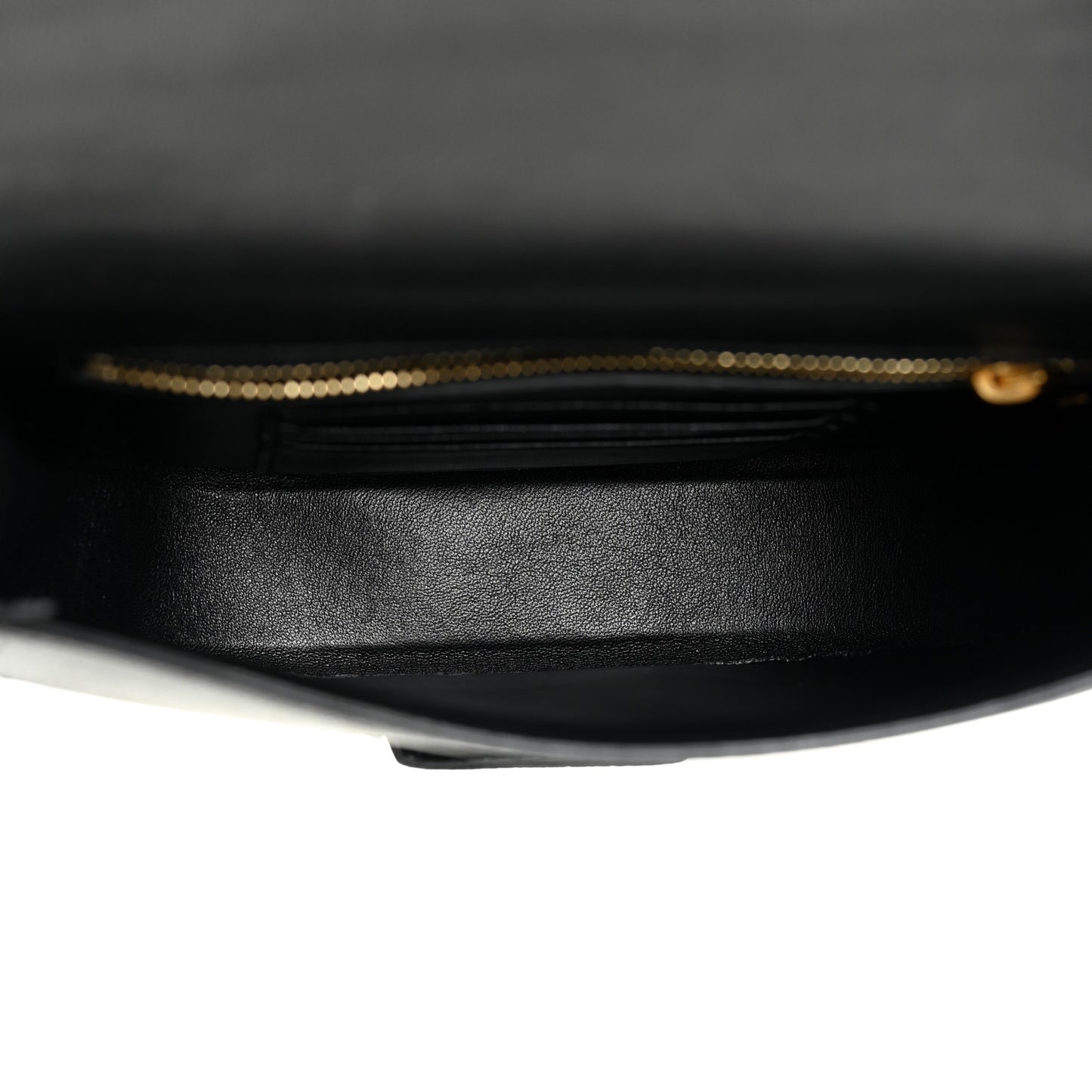 Grained Calfskin Small Trotteur Black