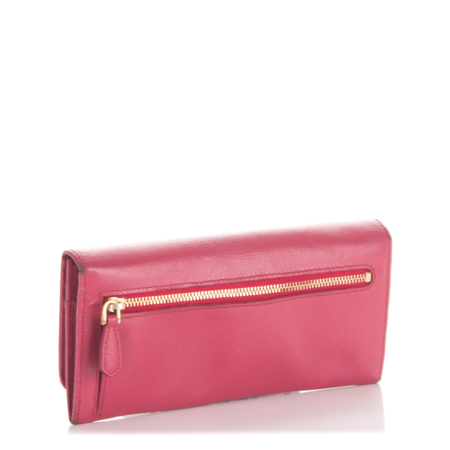 Saffiano Bow Continental Wallet Peonia