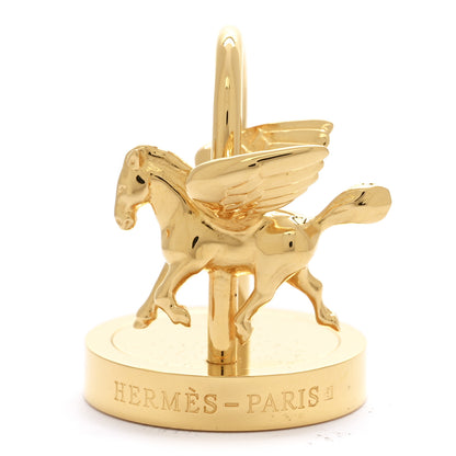 Hermes Permabrass Pegasus Merry-Go-Round Cadena Gold 1 of 4