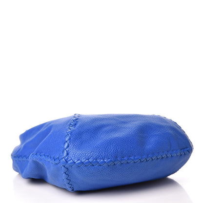 Bottega Veneta Cervo Deerskin Large Hobo Signal Blue 4 of 14