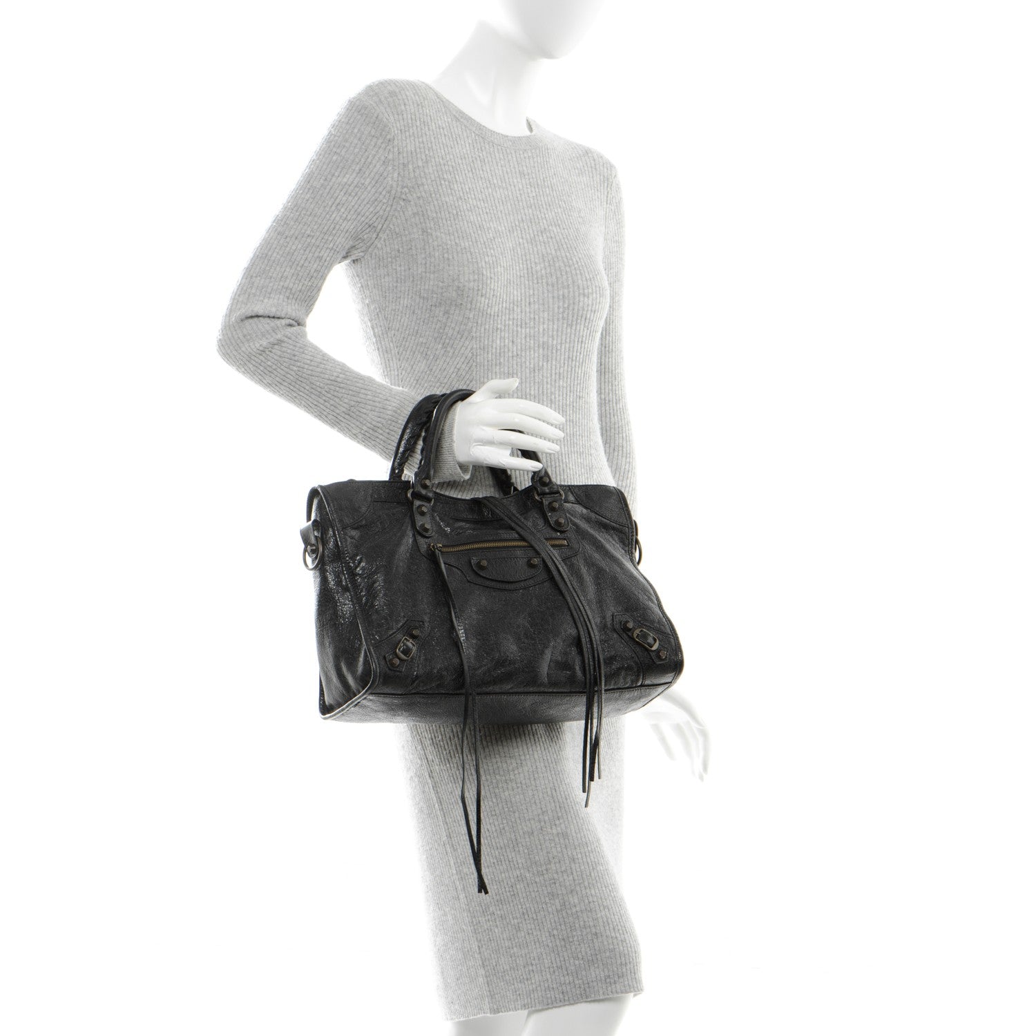 Balenciaga Agneau Classic Hardware City Black 6 of 9