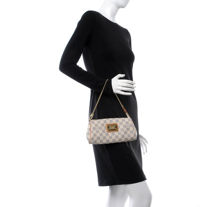 Louis Vuitton Damier Azur Eva Clutch 2 of 11