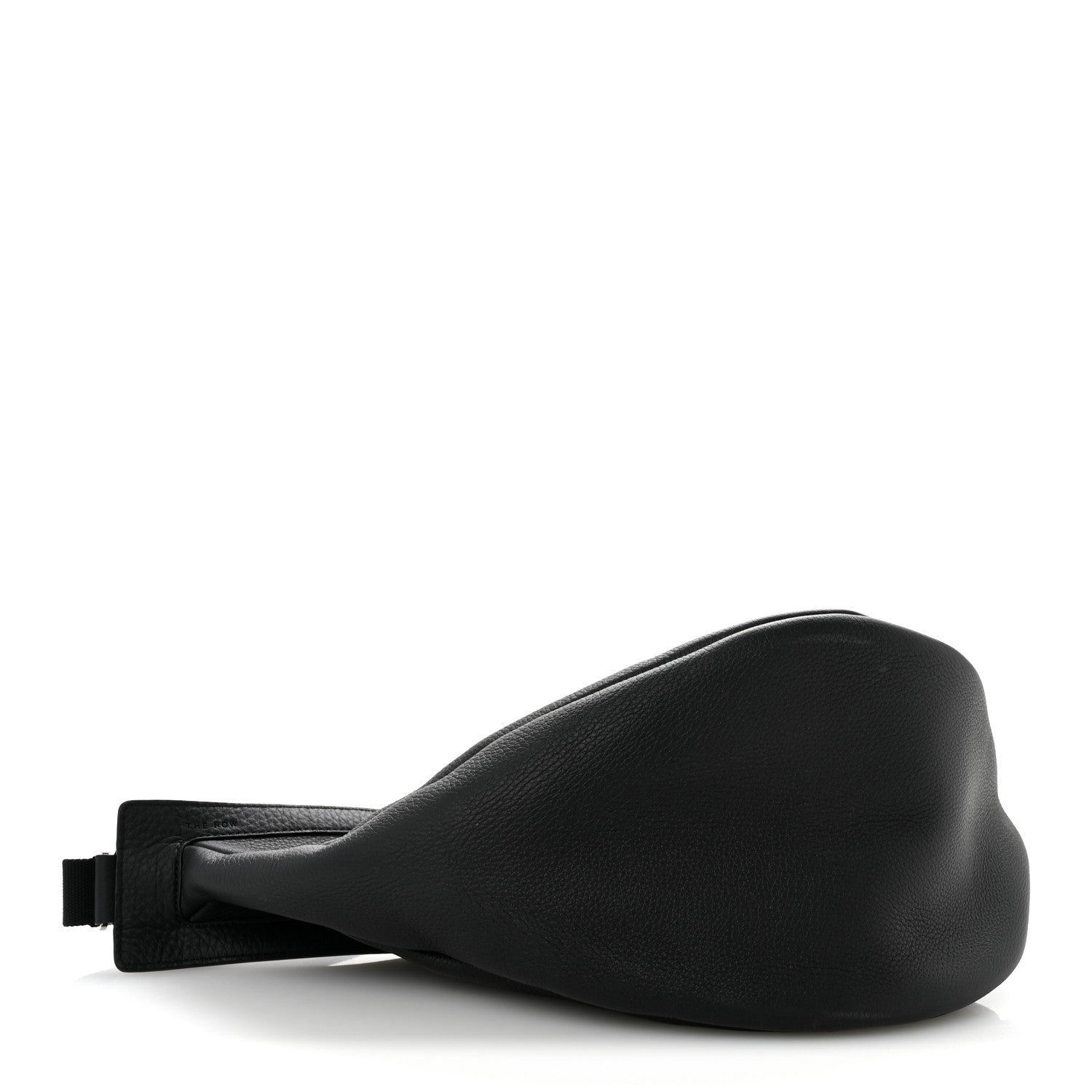 The Row Grained Calfskin Large Slouchy Banana Bag Black 4 of 10