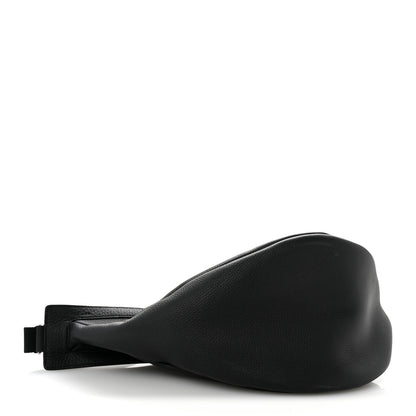 The Row Grained Calfskin Large Slouchy Banana Bag Black 4 of 10