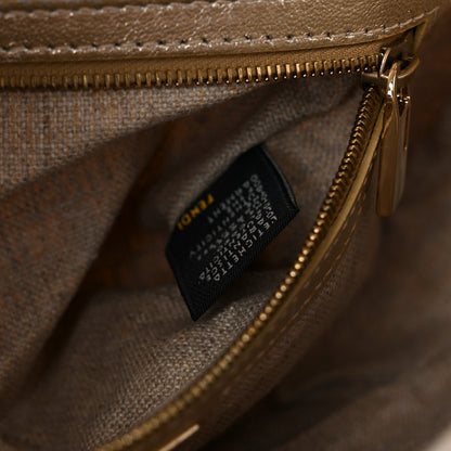 Fendi Lurex Zucca Baguette Gold Silver 7 of 12