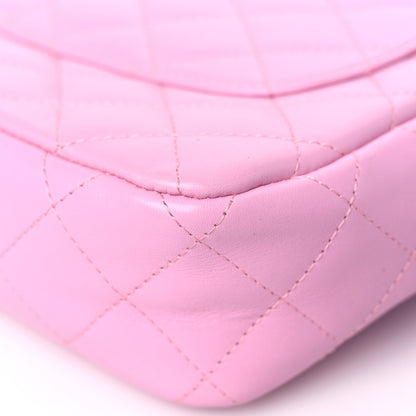 Chanel Calfskin Quilted Cambon Camera Case Pink Black 10 of 11