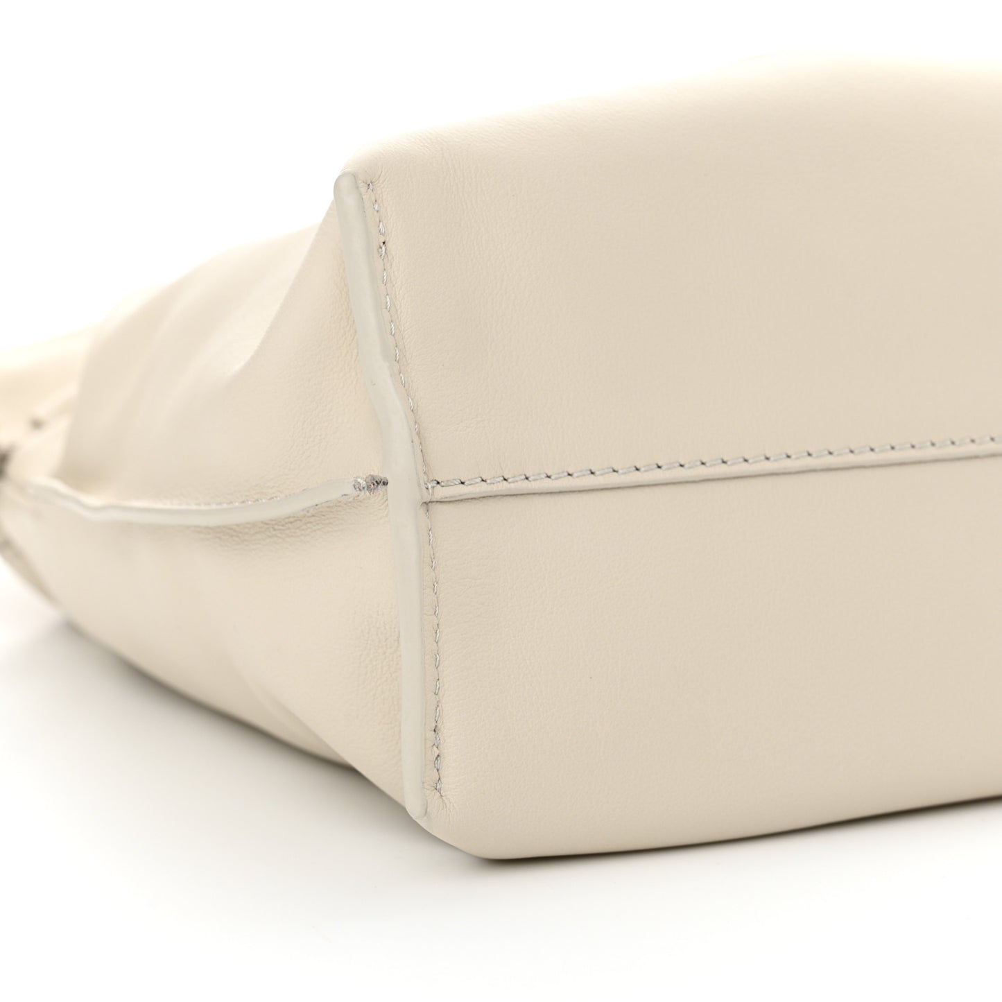 Calfskin Small Flamenco Knot Bag Sea Salt
