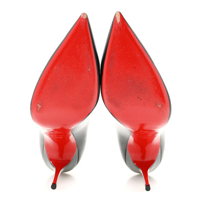 Christian Louboutin Shiny Nappa Decollete 554 100 Pumps 40.5 Black 6 of 9
