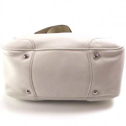 Prada Vitello Daino Braided Tote Bianco 4 of 10