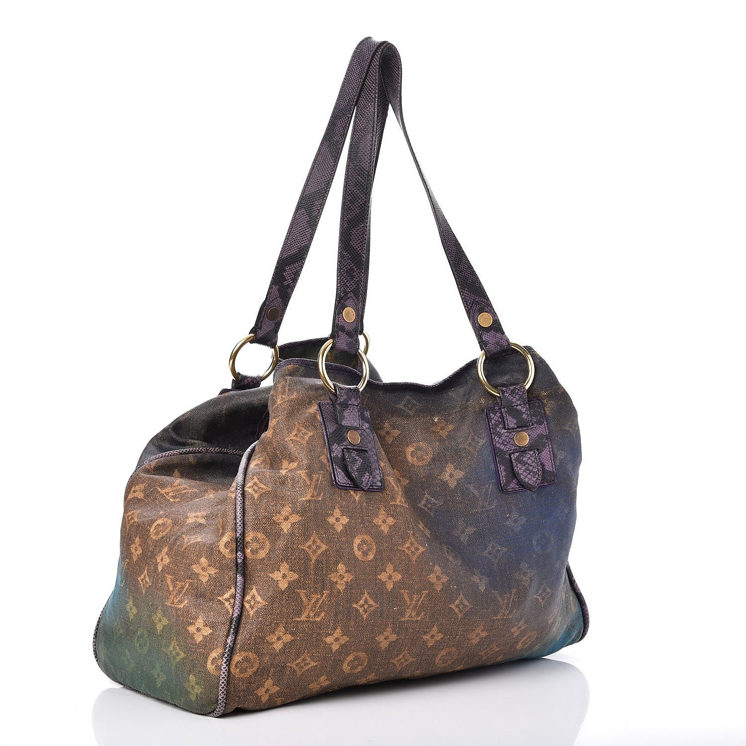Louis Vuitton Monogram Karung Heartbreak Jokes Tote Violet 3 of 8