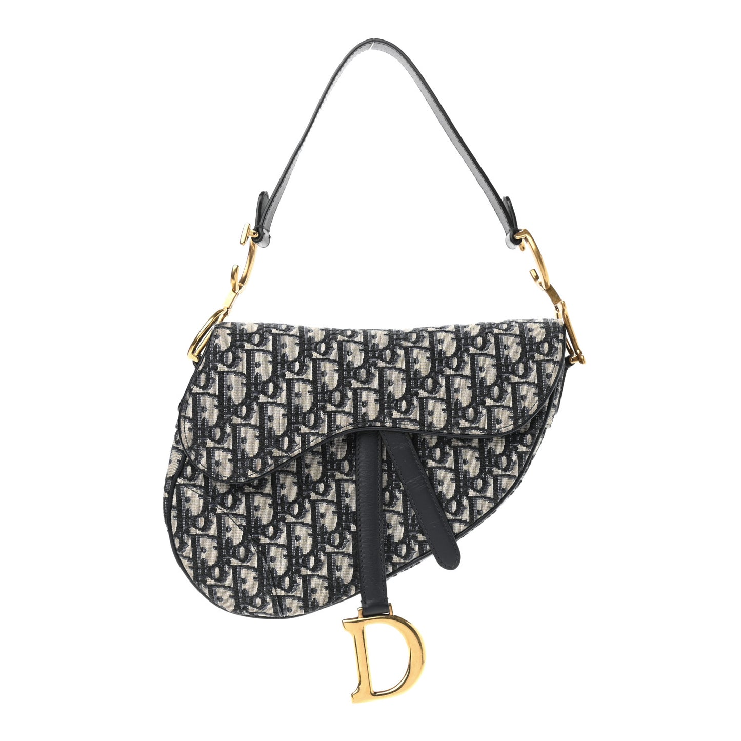 Oblique Saddle Bag Blue