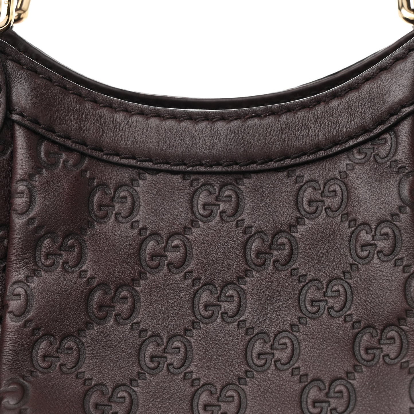 Guccissima Medium Sukey Tote  Brown
