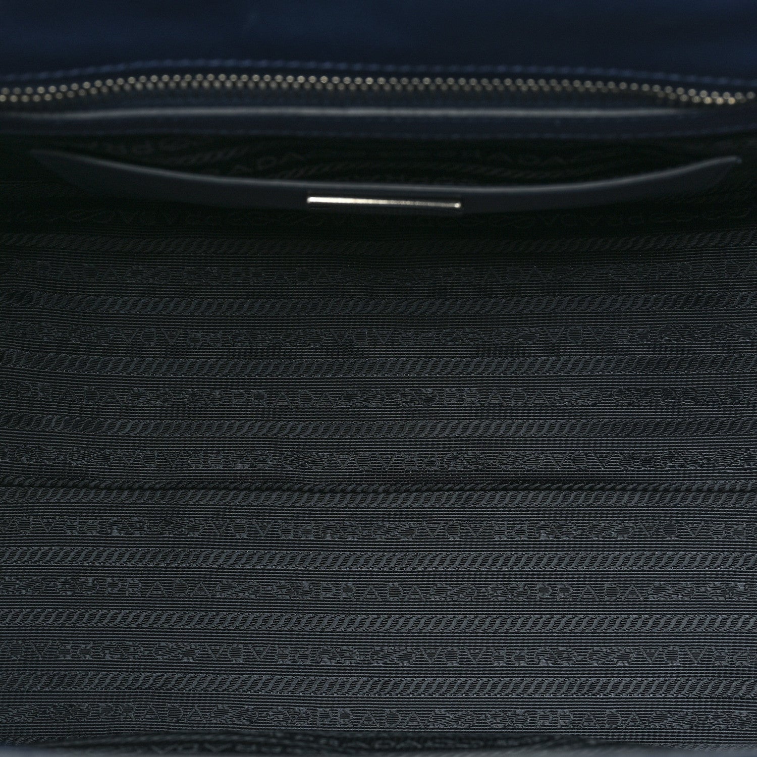 Prada City Calfskin Twin Pocket Tote Bluette 5 of 15