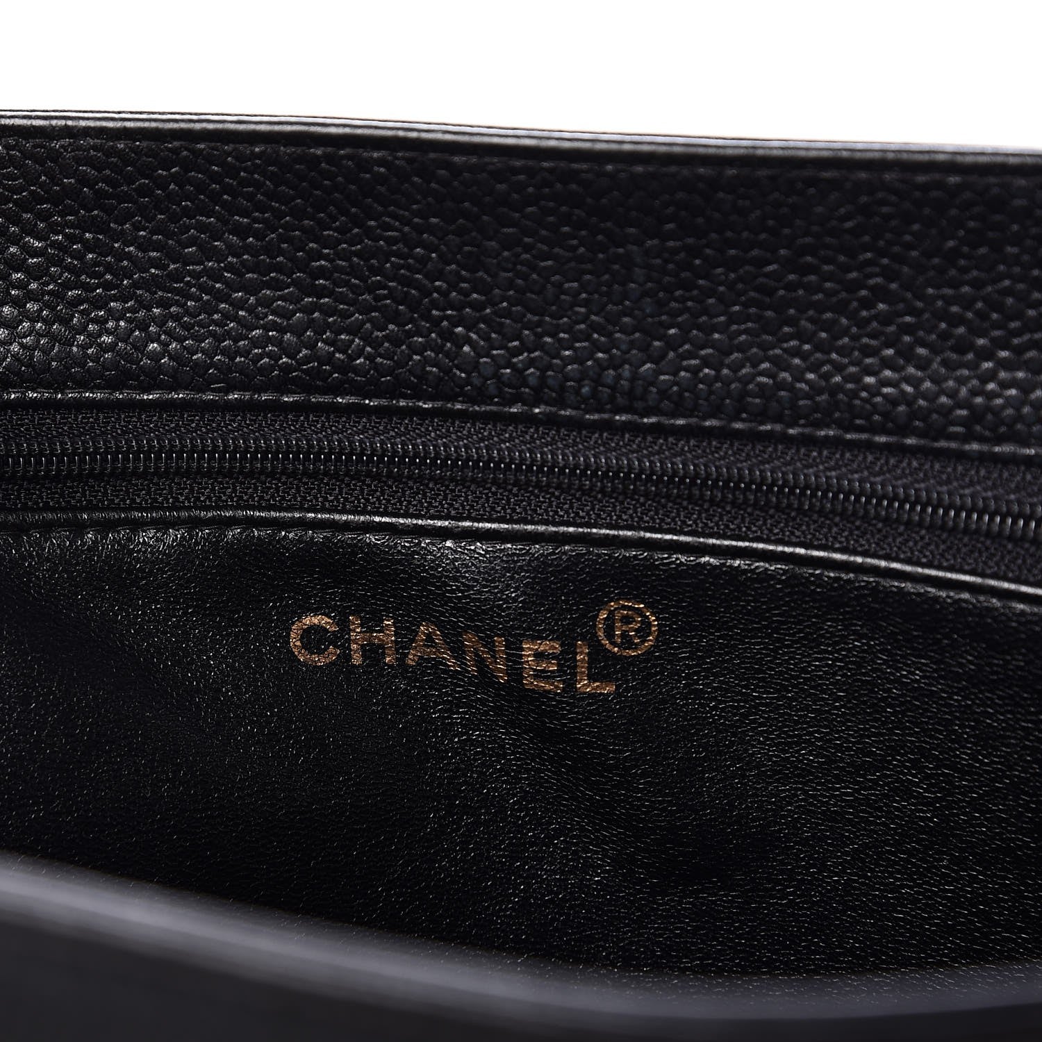 Chanel Caviar CC Shopper Tote Black 7 of 11
