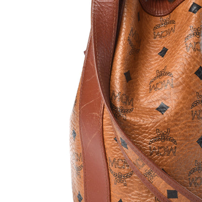 MCM Visetos Drawstring Bag Cognac 20 of 26