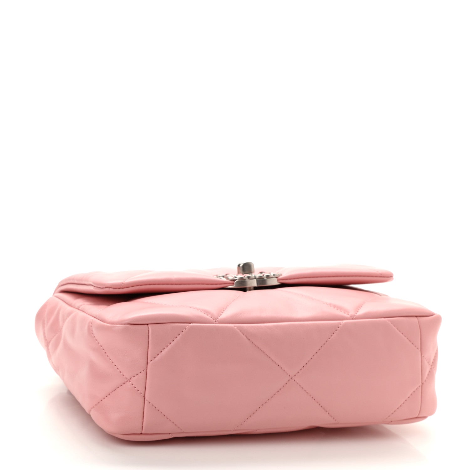 Chanel Goatskin Quilted Medium Chanel 19 Flap Light Pink 4 of 10