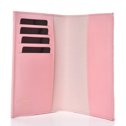Chanel Iridescent Caviar Quilted Passport Holder Pink 5 of 8