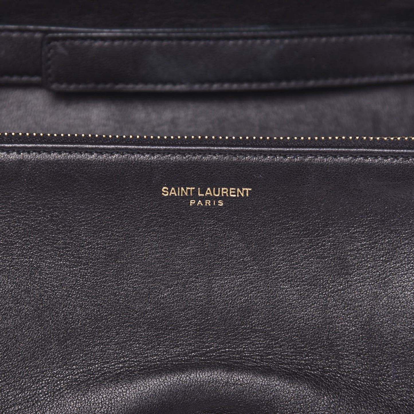 Lambskin Diamond Quilted Monogram Angie Chain Bag Black