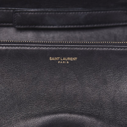 Saint Laurent Lambskin Diamond Quilted Monogram Angie Chain Bag Black 8 of 15