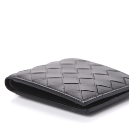 Bottega Veneta Nappa Maxi Intrecciato Bi-Fold Wallet Black 6 of 11