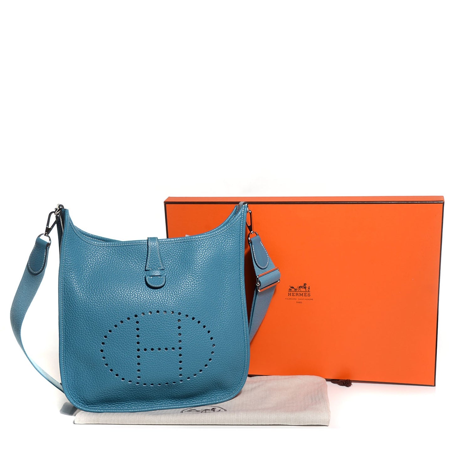 Taurillon Clemence Evelyne III PM Blue Jean