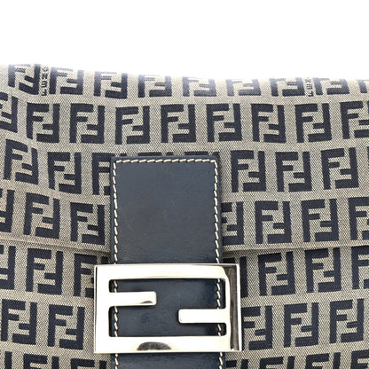 Fendi Zucchino Baguette Navy 7 of 13