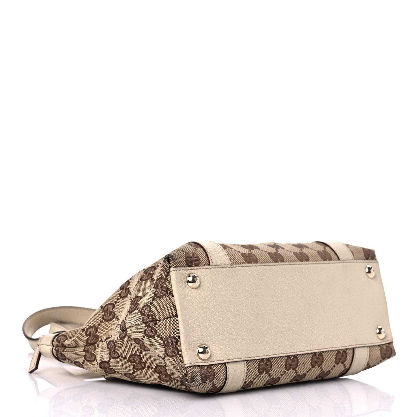 Monogram Small Abbey Tote Off White
