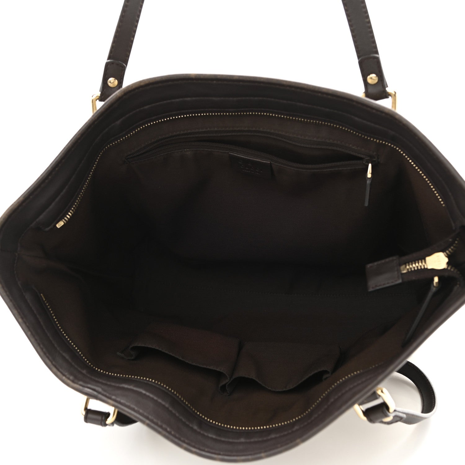 Gucci GG Supreme Monogram Medium Joy Tote Dark Brown 5 of 19