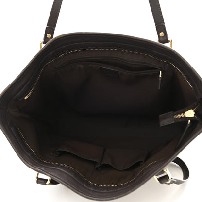 Gucci GG Supreme Monogram Medium Joy Tote Dark Brown 5 of 19
