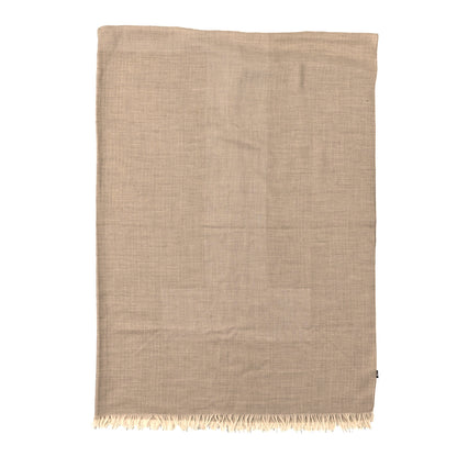 Hermes Cashmere Wool H Scarf Natural 1 of 4