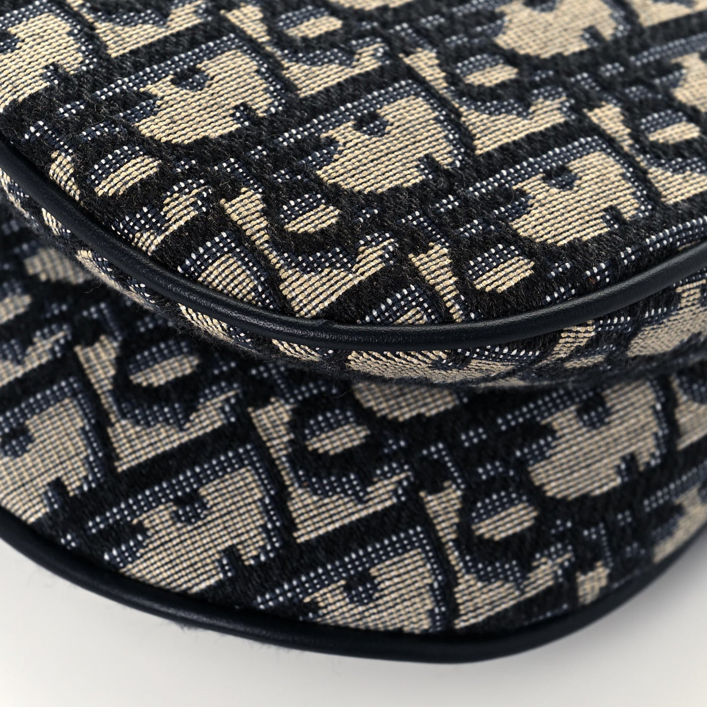 Oblique Mini Saddle Bag Blue