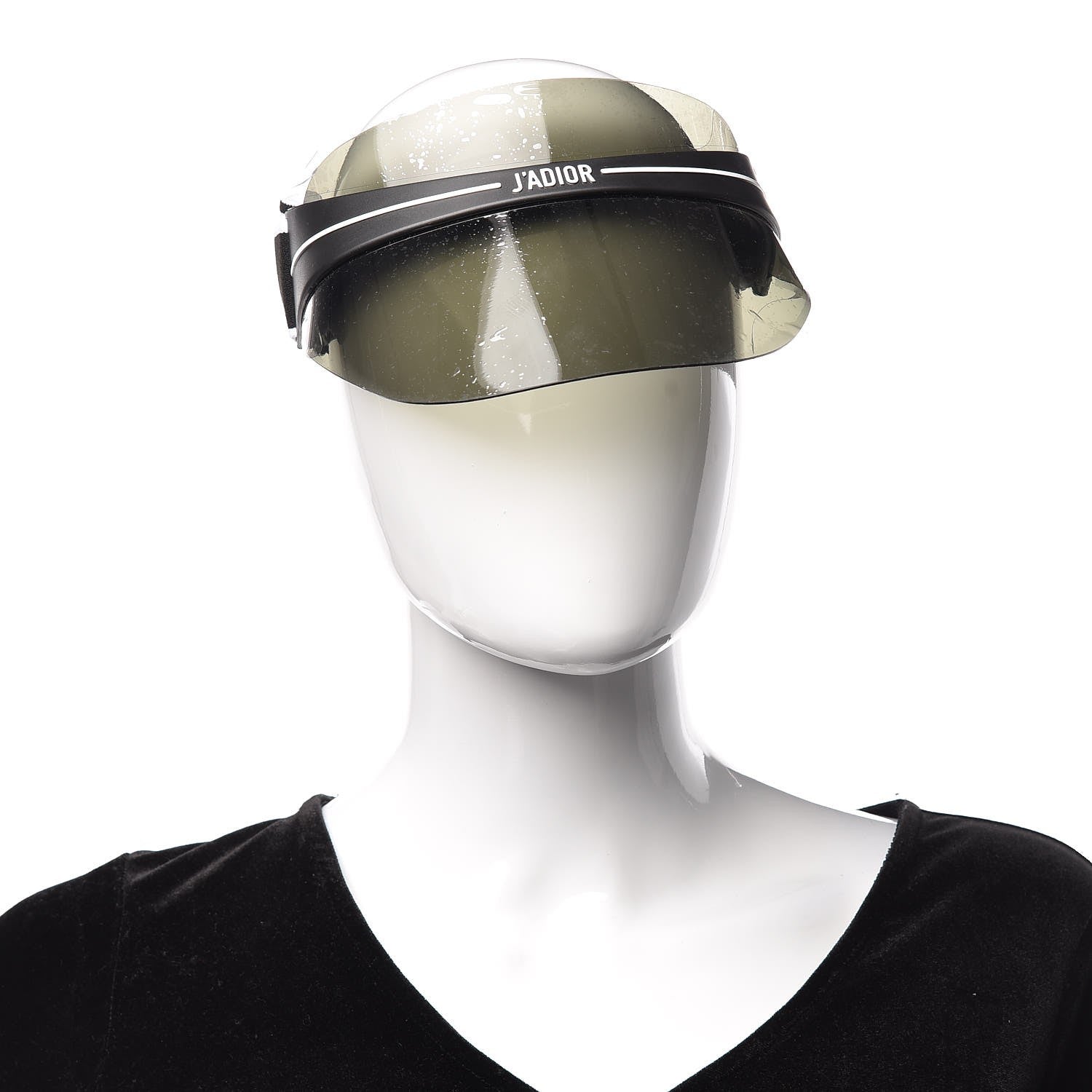 Christian Dior Mirrored DiorClub1 Sun Visor Black 2 of 5
