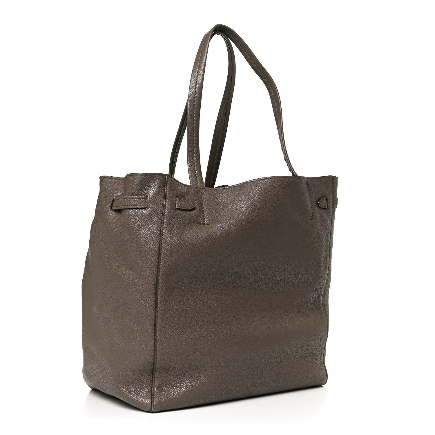 Celine Soft Grained Calfskin Small Belt Cabas Phantom Taupe 3 of 13