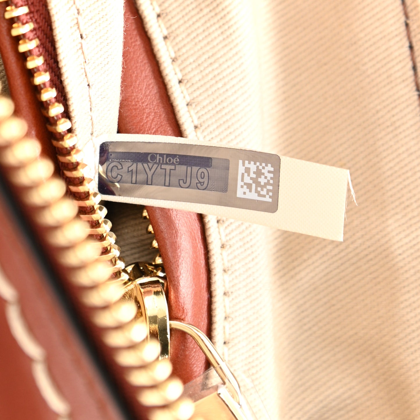 Calfskin Crocodile Embossed Medium Marcie Satchel Sepia