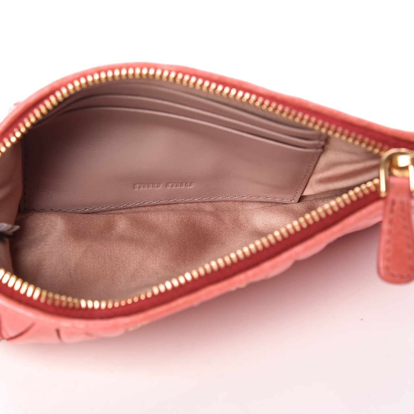 Nappa Matelasse Lux Pouch Rosa