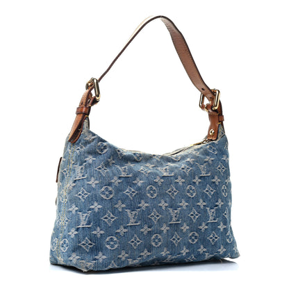 Louis Vuitton Monogram Denim Baggy PM Blue 2 of 4