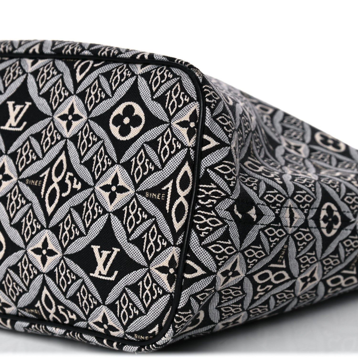Louis Vuitton Jacquard Since 1854 Neverfull MM Grey 9 of 11