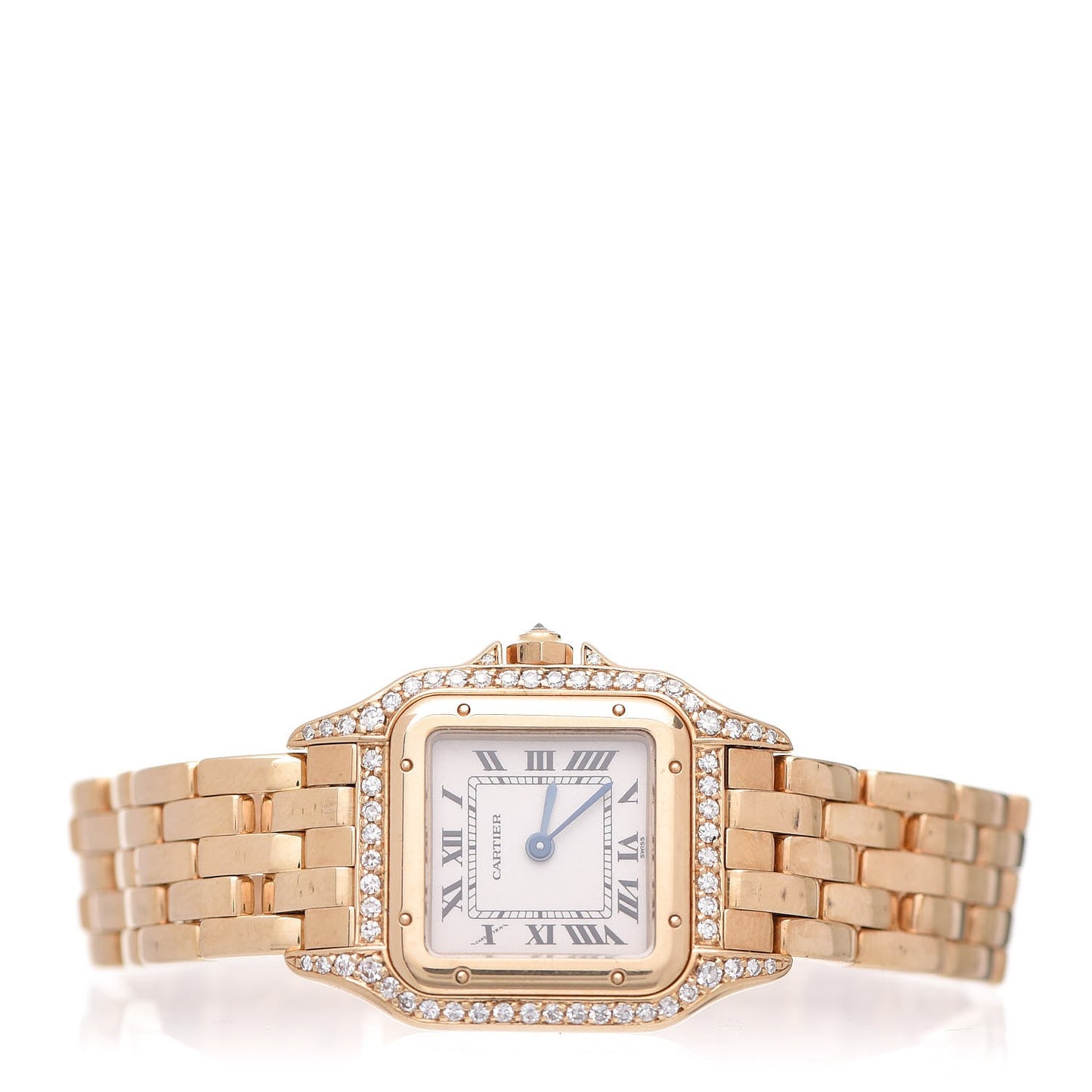 18K Yellow Gold Diamond 22mm Panthere Quartz Watch