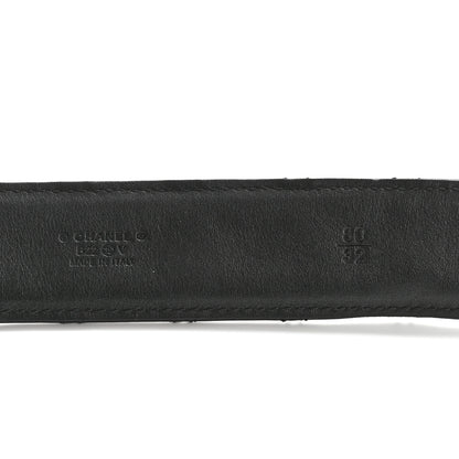 Chanel Calfskin Quilted CC Chain Belt 80 32 Black 5 of 6