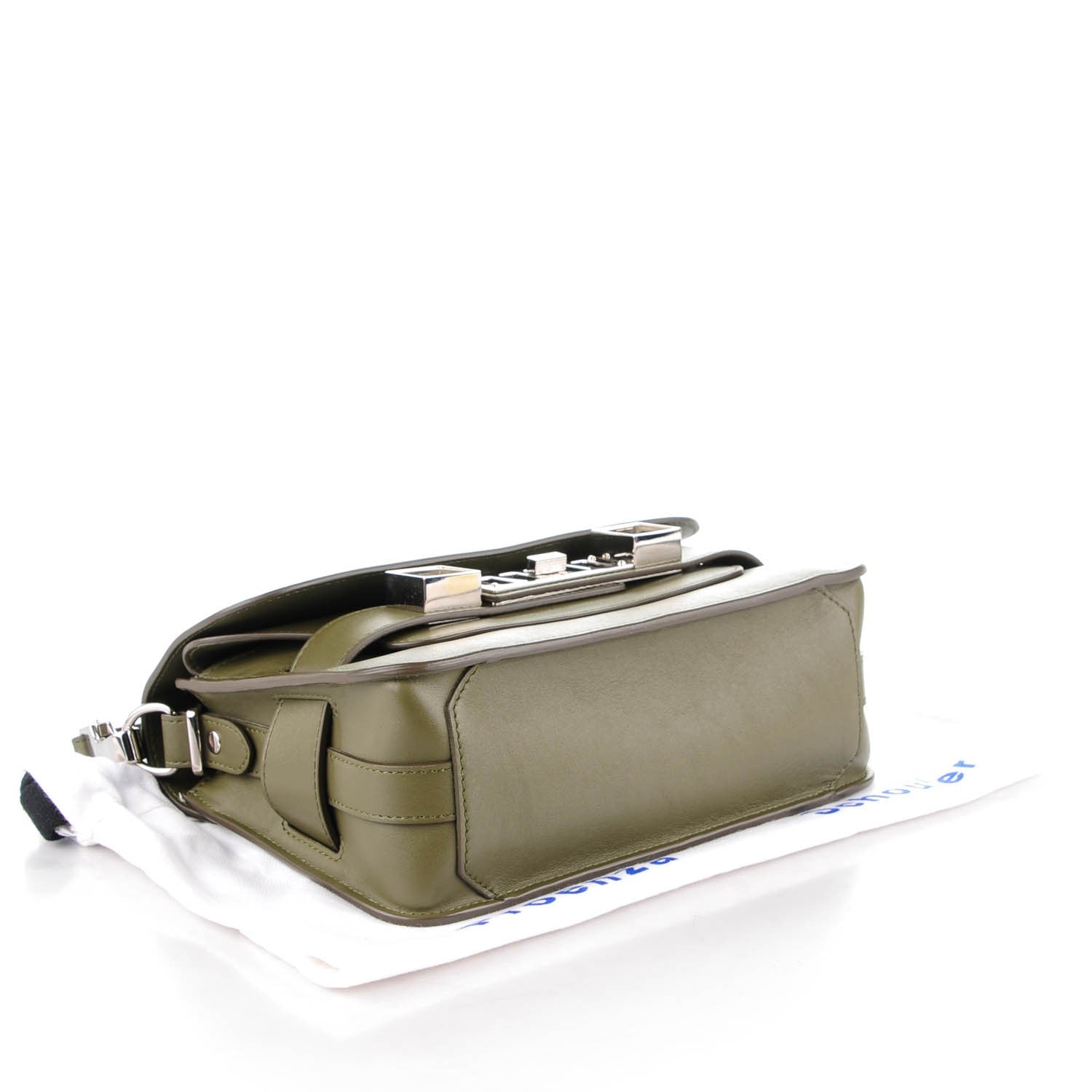 Proenza Schouler Calfskin Mini PS11 Classic Shoulder Bag Dark Olive 4 of 8